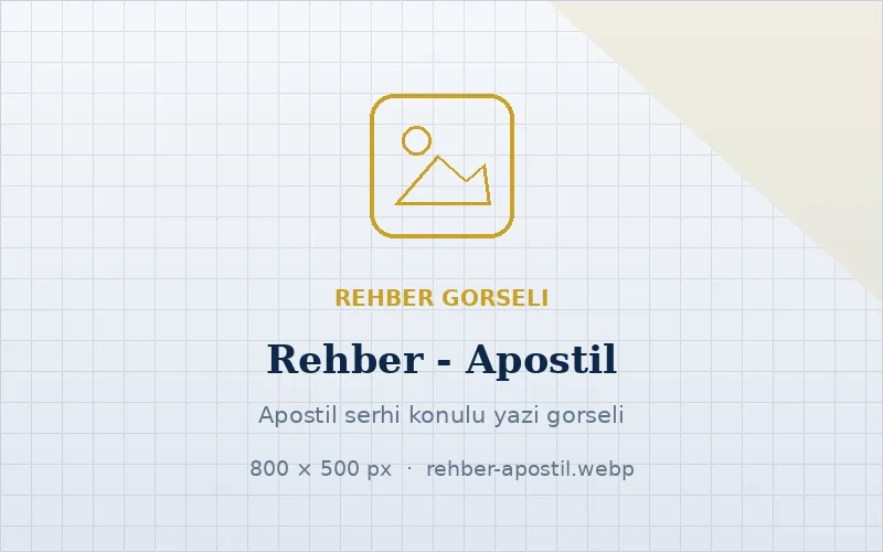 Apostil nedir, nereden alınır?